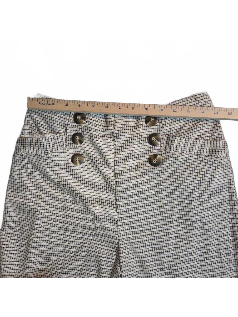 Sanctuary Size 29 High Waist Plaid Wide Leg Pants - Picture 4 of 9